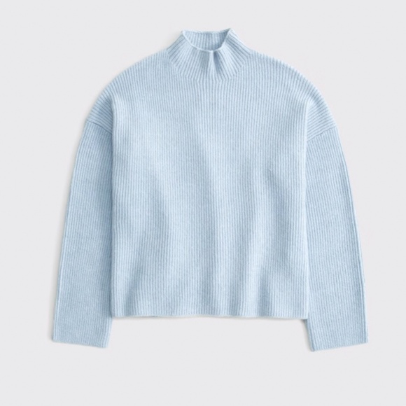 NWT Abercrombie & Fitch Easy Funnel Neck Sweater - Picture 5 of 12